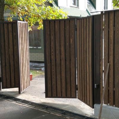 Купите и Закажите Ворота Гармошка: Лучшая Цена от 48152 руб, Установка под Ключ и Доставка в Волхове и по Области